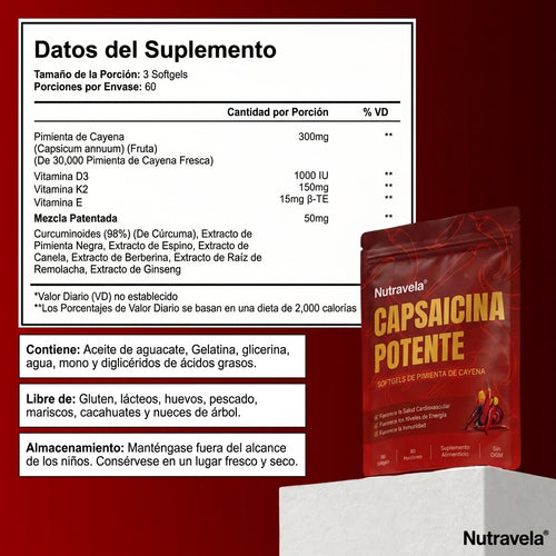 Nutravela Capsaicina