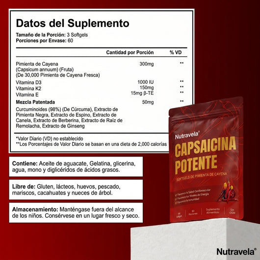 Nutravela Capsaicina
